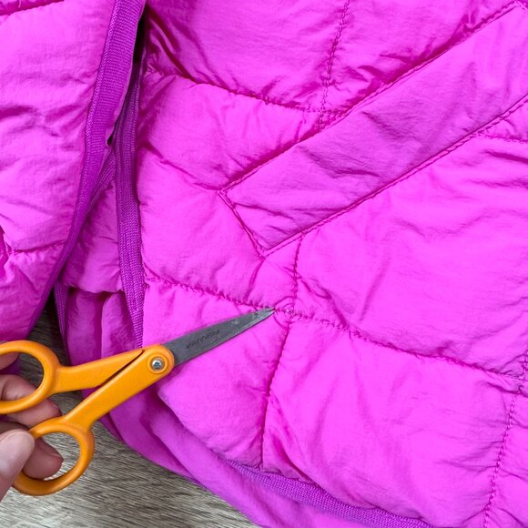 Free People Pippa Packable Puffer Jacket Hot Pink XS - Picture 6 of 14